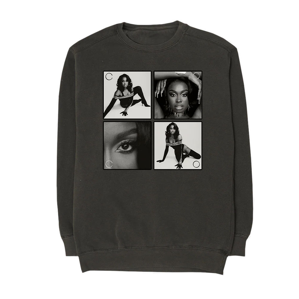 Coco Jones: Coco Tonal Photo Crewneck on Pepper