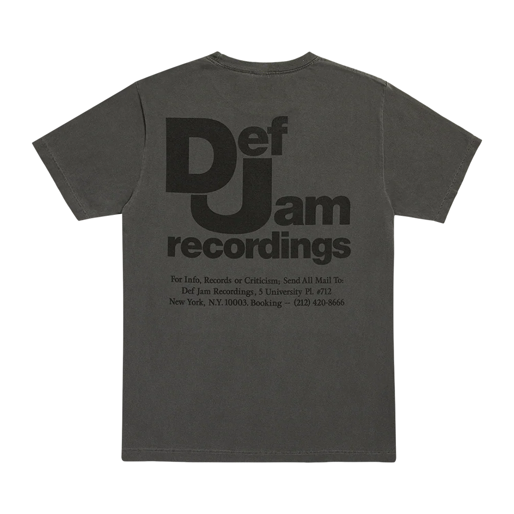 Def Jam Tee - Charcoal - Image 2
